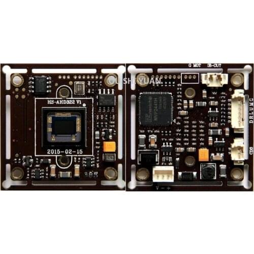 CCTV AHD 2.0 Megapixel HD 1080P OSD Menu Board Camera Module 1/3" CMOS NVP2441H +SONY IMX322 Board Module