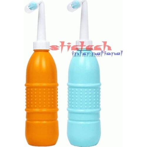 By dhl or ems 200 pcs 500ml Portable bidet vaginal anal washing clean ass washer anus clean feminine hygiene product