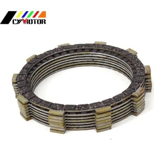7PCS Motocycle Clutch Friction Plates Disc Set For HONDA CB400SS XR400 XR400M XR400SM VT600C VT600CD VT600CD2 XL600V CB650F