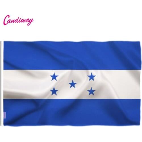 Candiway The Republic of Honduras flag polish flags Indoor Outdoor 90*150cm República de Honduras flags Home Decoration