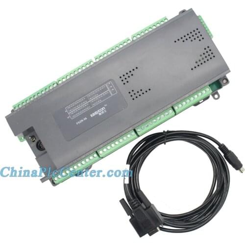 FX2N 56MR/56MT 28 input 28 output RS232 and RS485 PLC 2 analog input 2 analog output RS485 modbus ASCII
