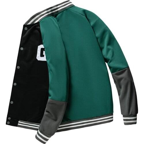 Hip Hop Furry Bone Patchwork Color Block Jackets Mens Harajuku skull Streetwear Bomber Jacket Men Baseball Coats Unisex