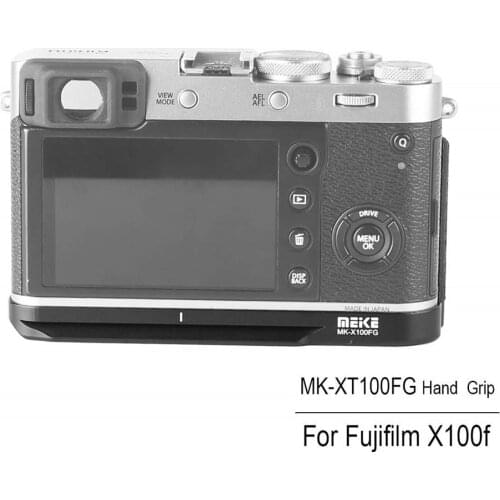 Meike MK-X100FG Battery Grip L-Shape Bracket for Fuji Fujifilm X100F Camera Metal Grip Quick Release L Plate Holder