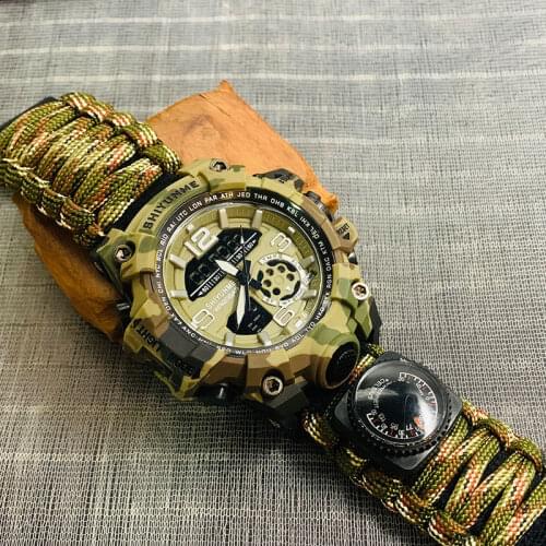 SHIYUNME Military Digital Watch Men Waterproof Outdoor Sport Men Watches Compass Electronic Chronograph relogio masculino