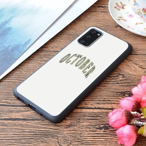 For Samsung Galaxy October- Ovo Print Soft Matt Phone Case