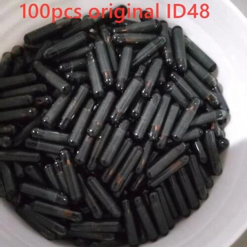 Original ID48 transponder chip ID 48 glass chip for VW Audi Skoda Honda car key shell