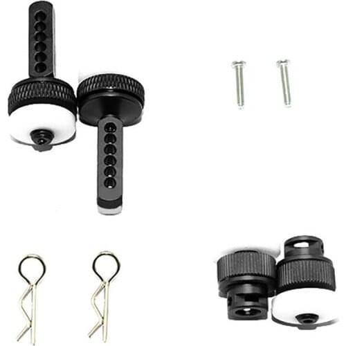 Aluminum alloy Front/Rear Magnetic Body Shell Mount Set for TRAXXAS GT4-TEC 2.0 83056-4 RC Car Spare Parts