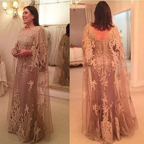 Custom Colors Mother of the Bride Dresses Tulle Draping Appliques Floor Length Long Saudi Arabic Wedding Guest Dresses Evening