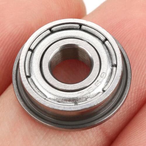 10Pcs/set F695ZZ Double-shielded Bearings Flanged Ball Bearings 5x13x4mm Miniature bearings New Arrival Cheap Price