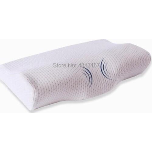 Memory Foam Neck Pillow Slow Rebound Health Cervical Neck Care Ergonomic Hypoallergenic Butterfly Shaped Bed Sleeping 50*30CM