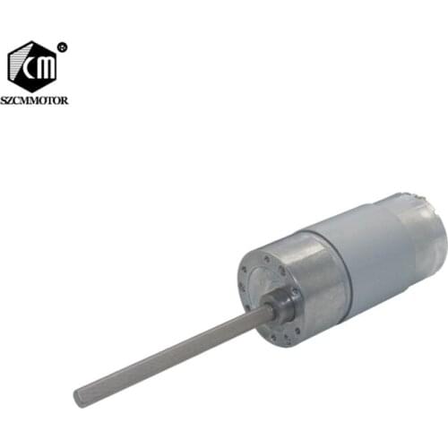 12 Volt 150rpm Geared Motor 2.5kg.cm 24 Volt 300rpm 5kg.cm Gearmotors Long Output Shaft Gear Motor Dc12v