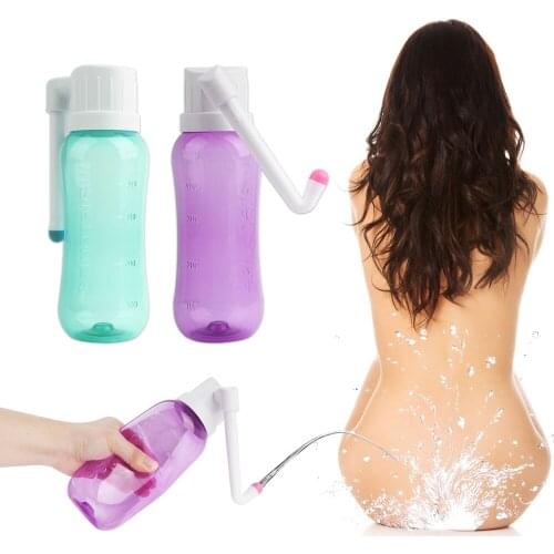 500ml Sprayer Personal Cleaner Hand Held Seat Toilet Bidet Tackle Hygiene Washing Travel Portable Bottle Anal Douche Dropship