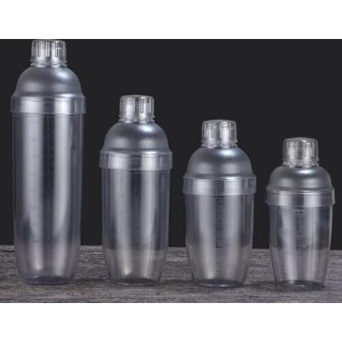 Pc material shake shaker wine mixing shaking pot Milk tea pot Juices With scale