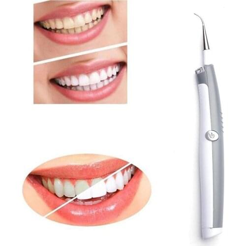 NEWElectric Ultrasonic Sonic Pic Tooth Stain Eraser Plaque Remover Dental Tool Teeth Whitening Dental Cleaning Scaler Tooth Pick