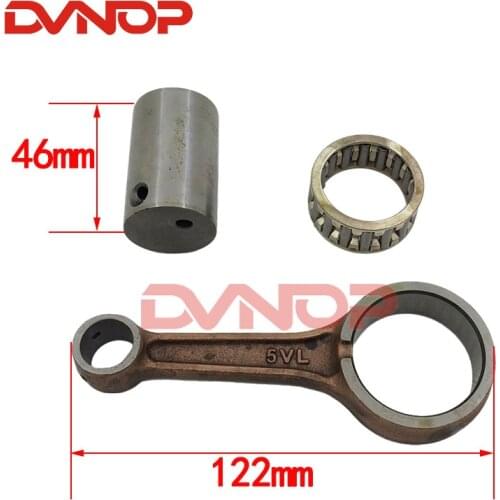 Motorcycle Parts Rod Connecting for YAMAHA YBR125 XTZ125 YBR YB XTZ XT 125 Accesorios Crankshaft Piston Link Rod