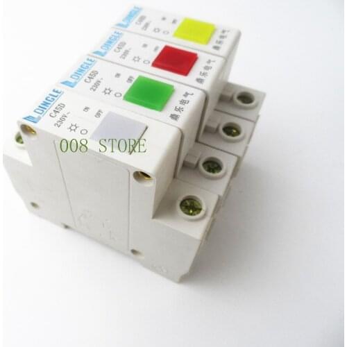 Green breaker Indicator C45D DZ47 indicator light C45D signal lamp red yellow green good quality