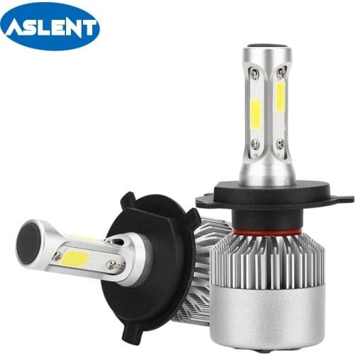 ASLENT 2X H11 Fog Lights LED H7 H4 H1 H3 H13 9005 9006 9004 9007 880 Auto Light Bulb 72W 8000LM Led Headlight for Car 6000K 12V