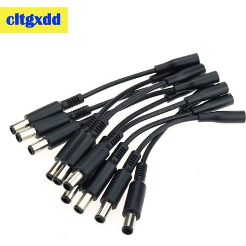 30pcs DC Power Adapter Connector Cable Conversion Head Jack Female 4.5*3.0 to Male 7.4*5.0 mm Charging Converter For HP Laptop