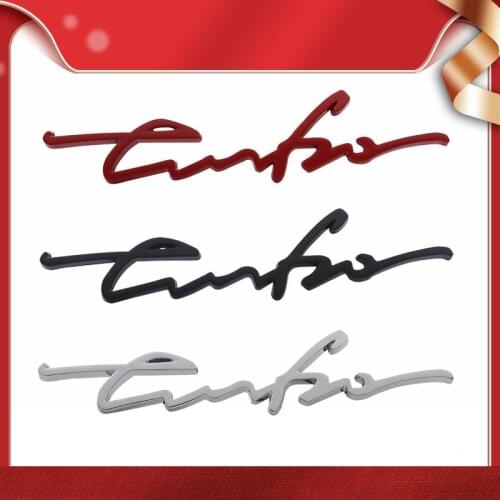 3D Premium New Design Turbo Boost Loading Boosting for car Hood Fender trunk Rear Bonnet Nameplate Decal Emblem Badge Sticker