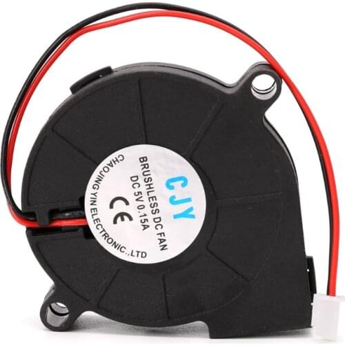 50mmx15mm DC 5V 2-Pin Computer PC Sleeve-Bearing Cooler Blower Cooling Fan 5015