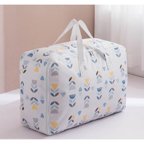 7PCS / LOT Thick Oxford Quilt Storage Bag Clothing Beddings Storage Organizer Travel Bag Four Kinds Of Size