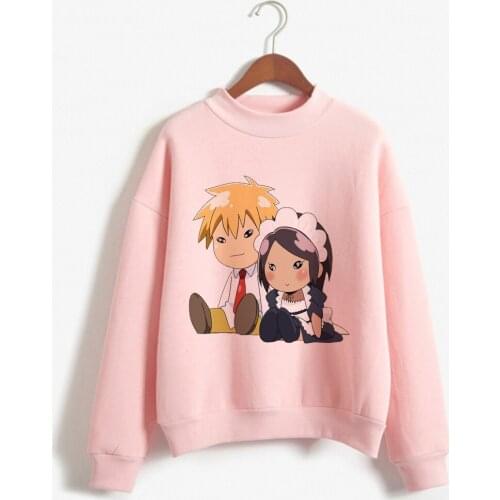 Anime Maid Sama Long Sleeve Winter Sweatshirts Hooded Tops Coats Funny Men/woman Hoodie