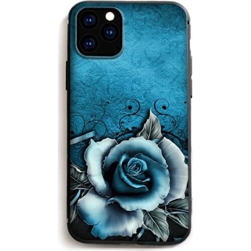 Rose flower art Phone Case for iPhone 11 12 Pro mini pro XS MAX 8 7 6 6S Plus X 5S SE 2020 XR