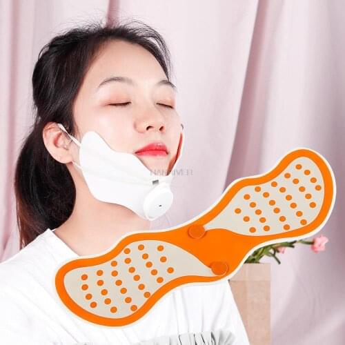 EMS face-lift stimulator V-shaped face-lift massager face-lift instrument high frequency restore double chin massager