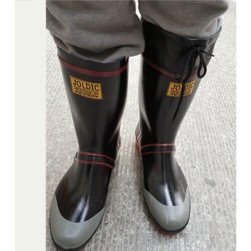 Quality Rubber Waders White Race Big Size Wading Waterproof Long Boots Men Aqua Mud Rain Shoes Fishing Water Garden High Wellies