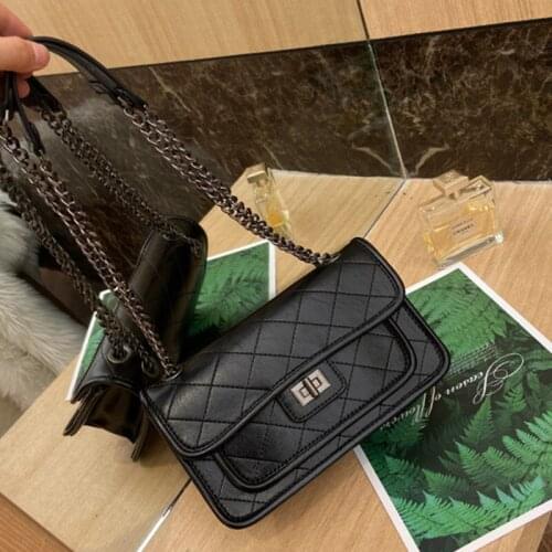 Classic Quality Crossbody Bag for Women 2020 Trend One Shoulder Messenger Chain Bags Ladies Fashionable Purses Channels Bolsa Gg