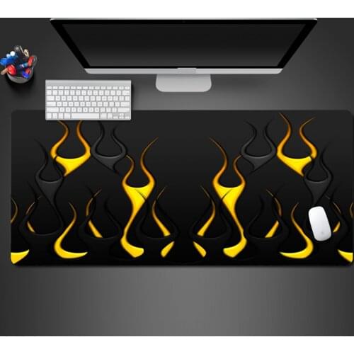 Fashion Imperious Black And Yellow Mouse Pad Personality Creative Unique Best-Selling Customizable Anti-Slip Edge Mouse Pad