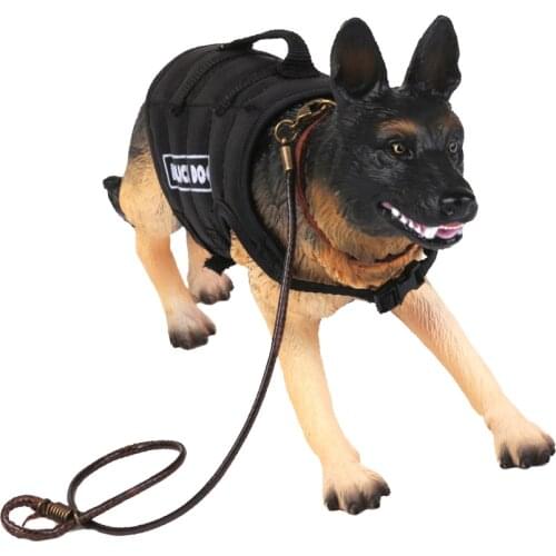 Mouse over image to 1-6-Action-Figure-Dragon-WW2-German--Guard--DOG-Rotatable-Head