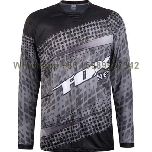 Camiseta de Motocross para Hombre, Maillot de secado rápido para Ciclismo de montaña Enduro MX, DH