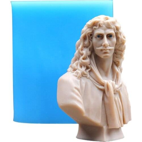 Silicone Candle Mold 3D Statue Scented Candle Making Tool