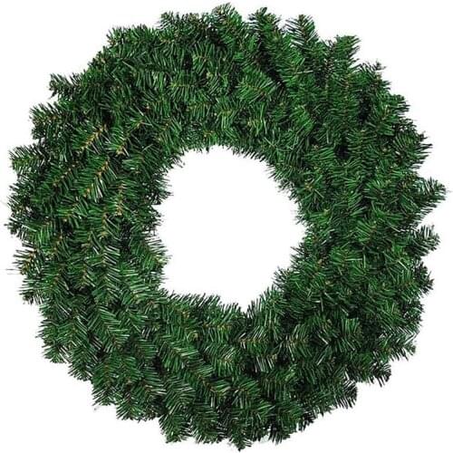 1 Pcs 30cm Artificial Pine Wreath Garland for Front Door Window Fireplace Christmas Decoration