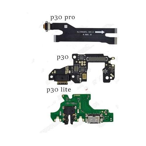 30PCS For Huawei P30 PRO / P30 Lite USB Charging Dock Port Socket Jack Plug Connector Charge Board Flex Cable
