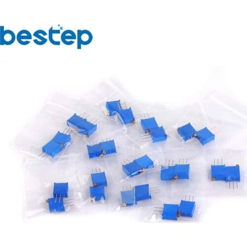 3296W VR variable resistor 100R-1M,13 valuesX2pcs=26pcs,VR variable resistor Assorted Kit