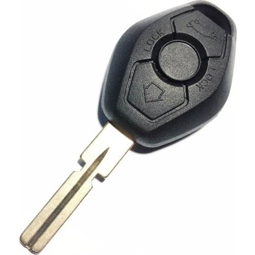 3 BUTTON UNCUT KEY REMOTE SHELL CASE Fit FOR BMW 3 5 7 SERIES Z3 Z4 X3 X5 M5 325i E38 E39 E46