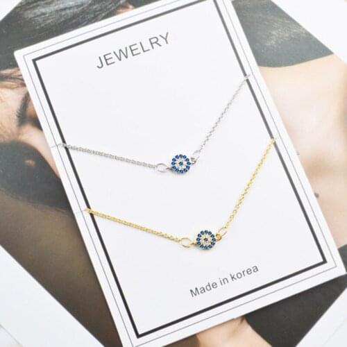 Zircon Pendant Shiny Choker Neck For Women Elegant Chain Coin Necklace Engagement Jewelry Good Quality Simple Necklace Drop Ship