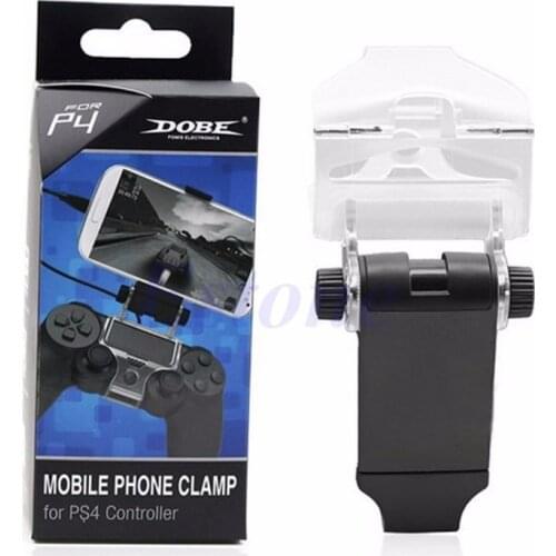 Mobile Smart Phone Clip Clamp Mount Holder For PlayStation PS4 Game Controller