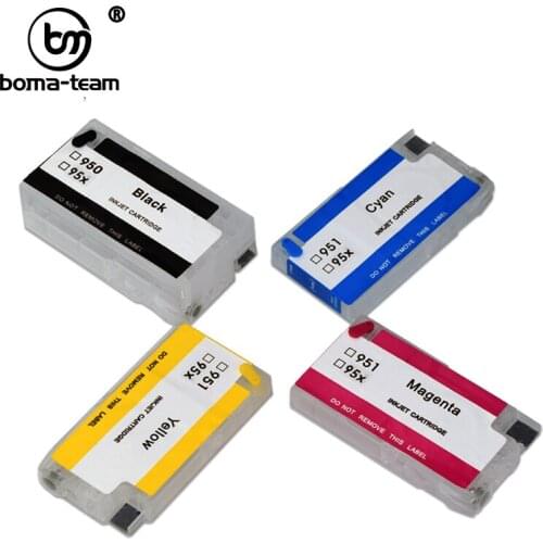 For HP 950 951 refillable ink cartridges for HP Officejet Pro 8100 8600 8610 8620 8660 8640 8660 8615 8625 with ARC chip 4 pcs