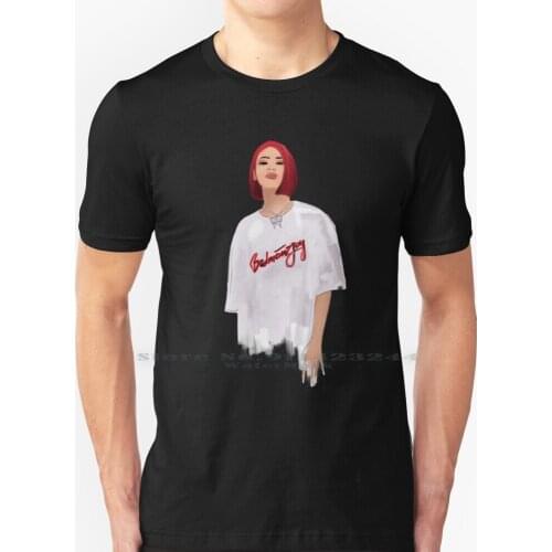 Badmomzjay T Shirt 100% Pure Cotton Rap Girls Redhair Red Hair 18th Badmomzjay 18 Without You Kasimir Creative Trending Vintage