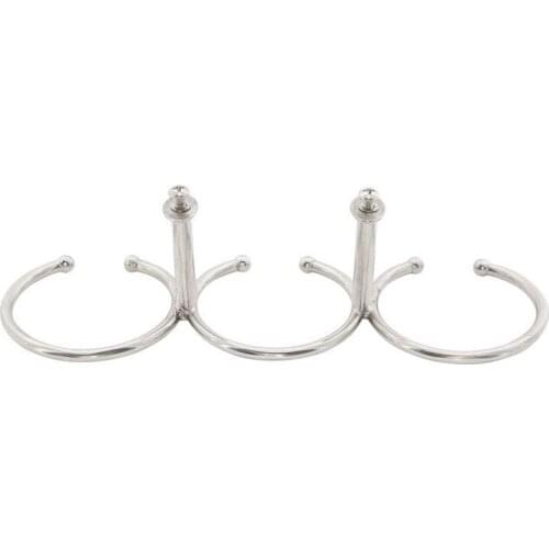 Boat 316 Stainless Steel 12-1/2" Open-Ring Design Triple Ring Drink Cup Holder Classy Look