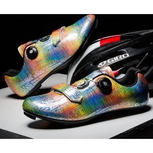 New Colorful Men Cycling Shoes MTB Outdoor Road Bicycle Sneakers Men Self-locking Cleat Mountain Mens Speed Bike Shoes Triathlon