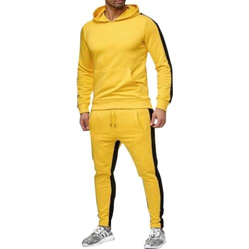 2021 Mens Tracksuit Casual Hoodies Sportswear Sweatshirt + Pants Sport Suit Jackets Hip Hop suit