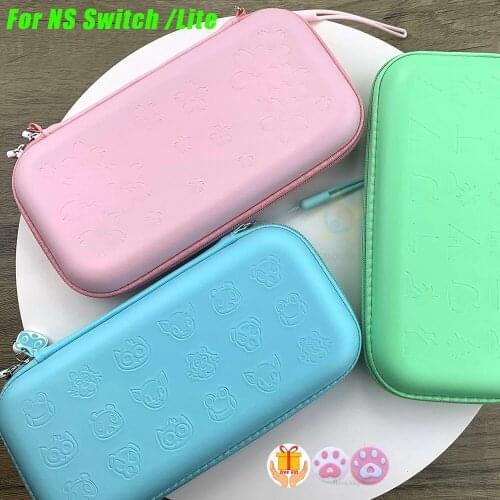 New Cute Pink Storage Bag For Nintend Switch Game Console Box Shell Cover For Switch Lite Kawaii Travel Carry Protective Case