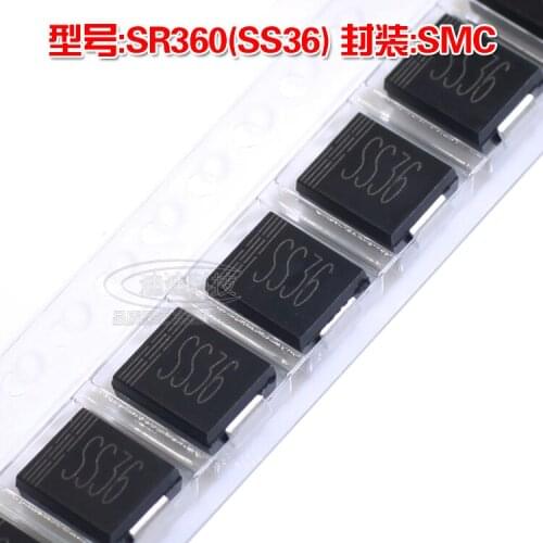 New SR360 SMC Silkscreen SS36 Schottky Diode 3A 60V patch
