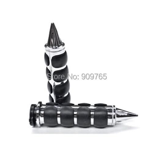 Pair 1'' 25mm Motorcycle Hand Grips Handlebar Bars For Honda Shadow ACE 1100 750 Aero 1100 750 VLX 600 Custom