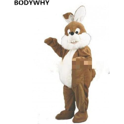 2020 Rabbit Mascot Easter High-quality Handmade Mascot Costume Suits Cosplay Party Game Dress Outfits Clothing Ad Adults