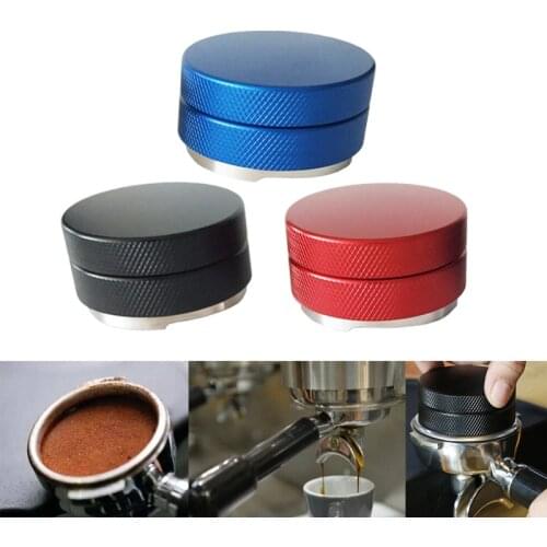 Barista Espresso Coffee Tamper Base Clear Body 304 Stainless Steel Coffee Press Coffee Powder Hammer